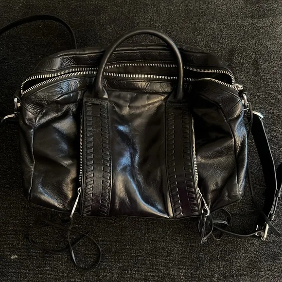 Rebecca Minkoff Black Moto Crossbody Purse - Picture 2 of 3